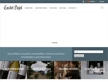 Tablet Screenshot of castelpujol.com